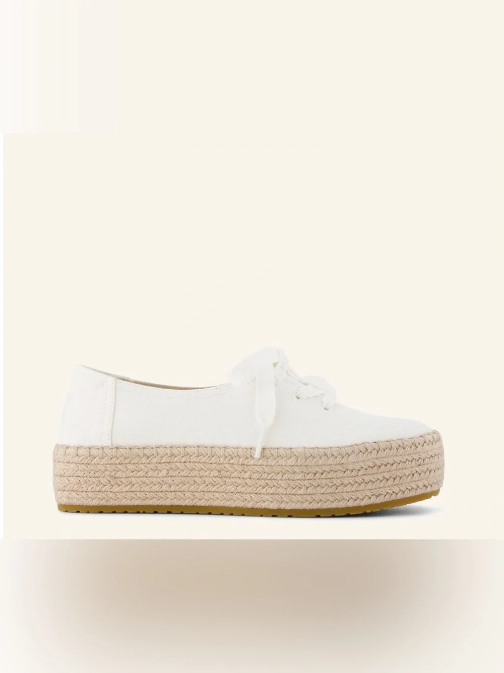 TOMS Valencia Lace-Up Platform Espadrille